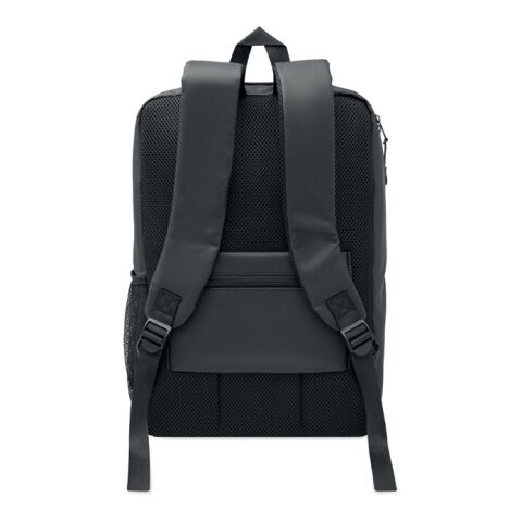 15" Hartschalen-RPET-Rucksack schwarz