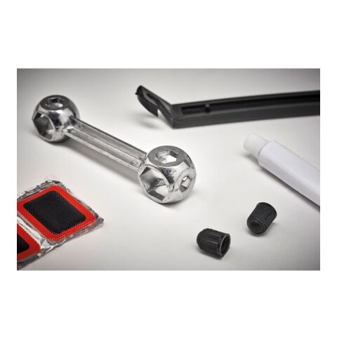 Fahrrad-Reparaturset mit PP-Box transparent | ohne Werbeanbringung | Nicht verfügbar | Nicht verfügbar | Nicht verfügbar