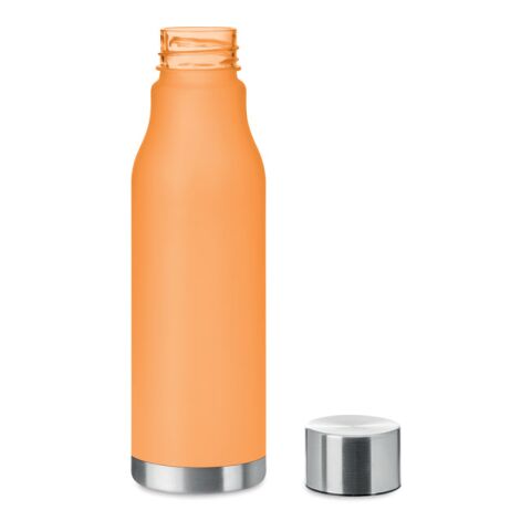 Trinkflasche RPET 600ml transparent orange | ohne Werbeanbringung | Nicht verfügbar | Nicht verfügbar