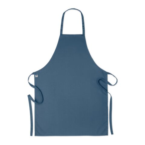 Küchenschürze Organic Cotton mit 2 Fronttaschen blau | ohne Werbeanbringung | Nicht verfügbar | Nicht verfügbar | Nicht verfügbar