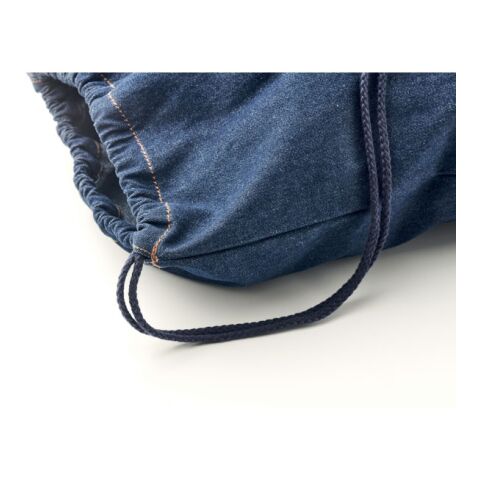 Denim Beutel mit Kordelzug blau | ohne Werbeanbringung | Nicht verfügbar | Nicht verfügbar | Nicht verfügbar