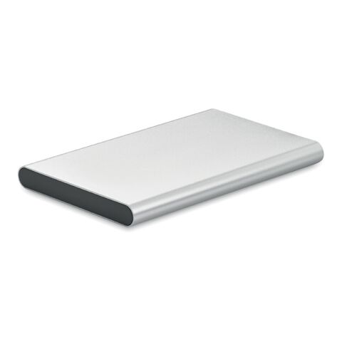 Powerbank 4000 mAh mit Gehäuse aus Aluminium mattsilber | ohne Werbeanbringung | Nicht verfügbar | Nicht verfügbar