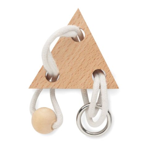 Geduldsspiel Holz Dreieck holzfarben | ohne Werbeanbringung | Nicht verfügbar | Nicht verfügbar | Nicht verfügbar