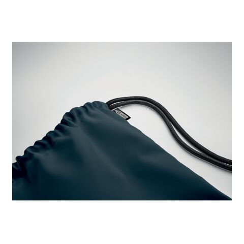 Großer Beutel mit Kordelzug RPET-Polyester marineblau
