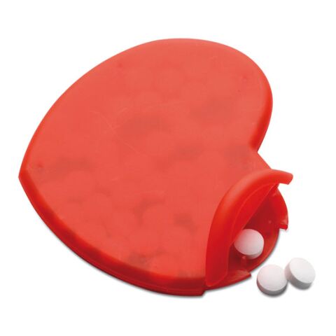 Pfefferminzspender Herz rot | ohne Werbeanbringung | Nicht verfügbar | Nicht verfügbar | Nicht verfügbar