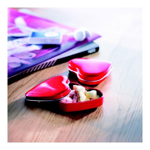 Bonbons in Herzdose rot | ohne Werbeanbringung | Nicht verfügbar | Nicht verfügbar