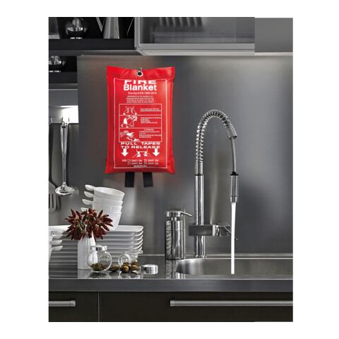 Feuer-Löschdecke aus Glasfasergewebe rot | ohne Werbeanbringung | Nicht verfügbar | Nicht verfügbar | Nicht verfügbar