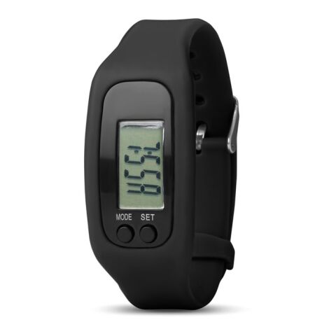 Pedometer Armband schwarz | ohne Werbeanbringung | Nicht verfügbar | Nicht verfügbar