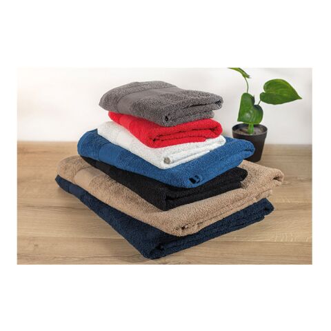 Handtuch aus Organic Cotton blau | ohne Werbeanbringung | Nicht verfügbar | Nicht verfügbar | Nicht verfügbar