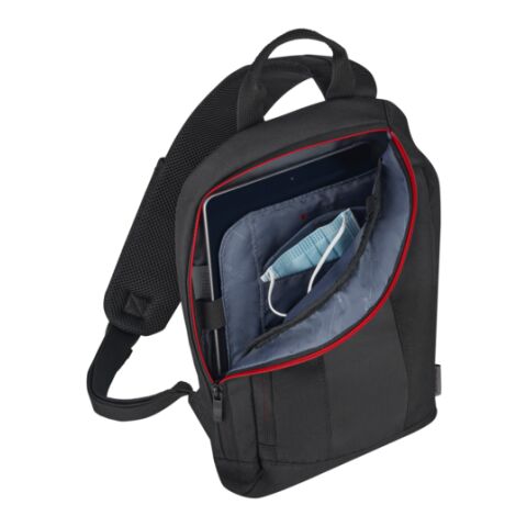 Wenger Monosling mit Tablet-Fach schwarz | ohne Werbeanbringung