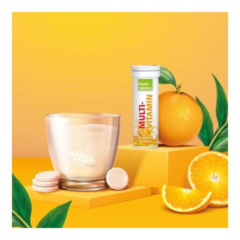 Multivitamin-Brausetabletten (10er) ohne Werbeanbringung