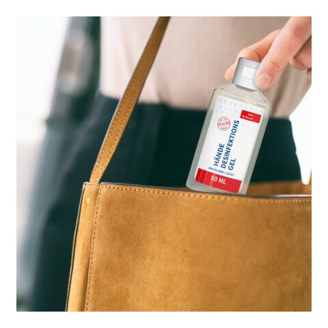 50 ml Flasche - Hände-Desinfektionsgel Transparent | ohne Werbeanbringung