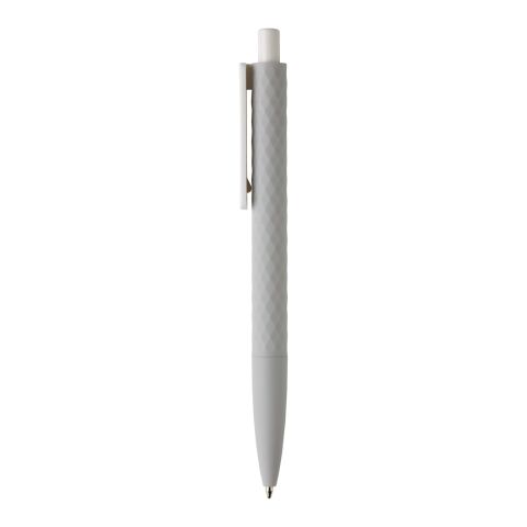 X3-Stift mit Smooth-Touch grau-weiß | ohne Werbeanbringung | Nicht verfügbar | Nicht verfügbar