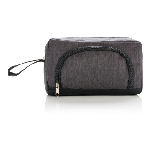Basic Two Tone Kosmetiktasche anthrazit-schwarz | ohne Werbeanbringung | Nicht verfügbar | Nicht verfügbar | Nicht verfügbar