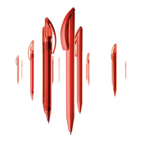 Prodir DS3 Drehkugelschreiber transparent transparent | Blau | ohne Werbeanbringung | ohne Werbeanbringung | Kunststoff transparent