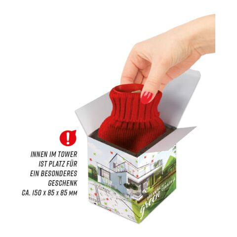 Tower Adventskalender, Graspapier 4c Euroskala | Alpenmilch-Schokotäfelchen