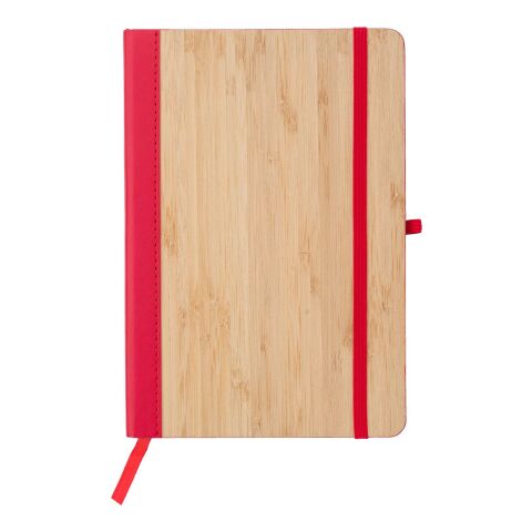 Notizbuch Dorita aus PU und Bambus Weiß | ohne Werbeanbringung | Nicht verfügbar | Nicht verfügbar