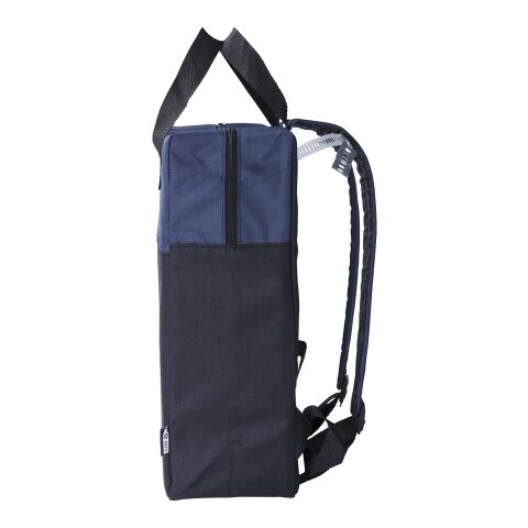 RPET-Polyester (600D) Rucksack Olive Blau | ohne Werbeanbringung | Nicht verfügbar | Nicht verfügbar