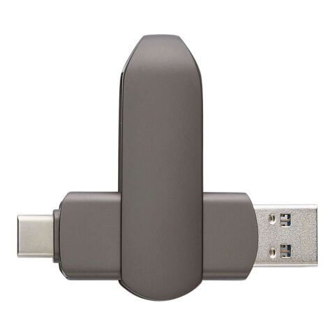 USB-Stick aus verzinkter Oberfläche Harlow grau | ohne Werbeanbringung | Nicht verfügbar | Nicht verfügbar