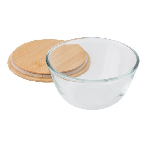 Salatschüssel aus Glas Isabeau Braun | ohne Werbeanbringung | Nicht verfügbar | Nicht verfügbar