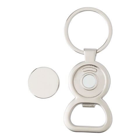 Schlüsselanhänger &#039;Match&#039; aus Metall Silber | ohne Werbeanbringung | Nicht verfügbar | Nicht verfügbar