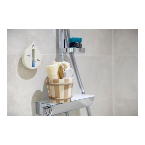 Duschuhr &#039;Shower&#039; aus Kunststoff Weiß | ohne Werbeanbringung | Nicht verfügbar | Nicht verfügbar