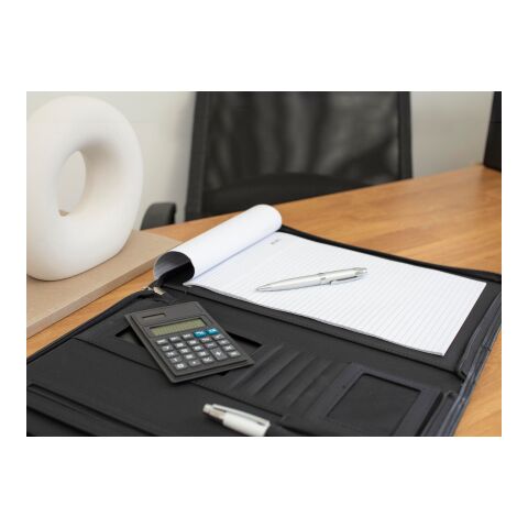 Dokumentenmappe &#039;Escape&#039; aus Mikrofaser Schwarz | ohne Werbeanbringung | Nicht verfügbar | Nicht verfügbar