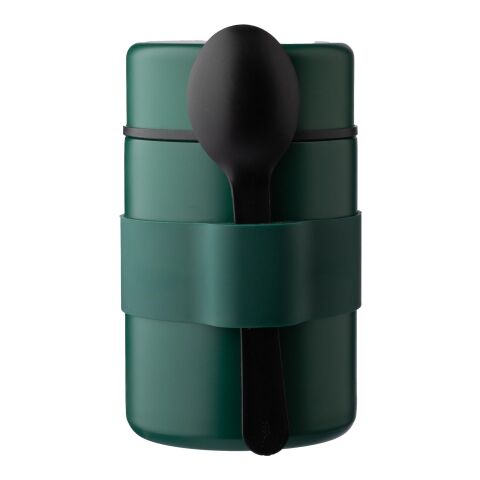 Doppelwandige Lunchbox Niko aus Edelstahl Grau | ohne Werbeanbringung | Nicht verfügbar | Nicht verfügbar