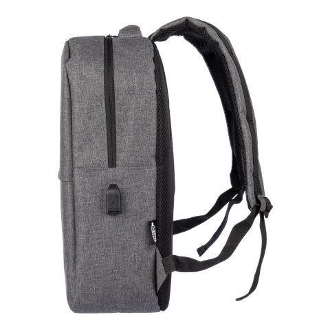 rPET (600D) Rucksack Henrik Schwarz | ohne Werbeanbringung | Nicht verfügbar | Nicht verfügbar