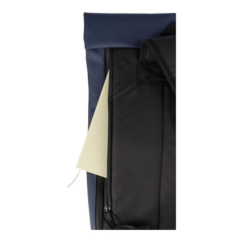 PU-Lederrucksack Senta Blau | ohne Werbeanbringung | Nicht verfügbar | Nicht verfügbar