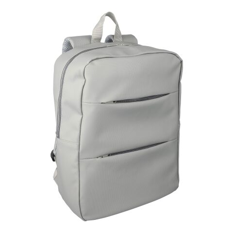 PU 15 Zoll Laptop-Rucksack Felicia Grau | ohne Werbeanbringung | Nicht verfügbar | Nicht verfügbar