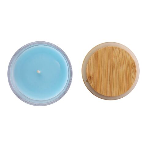 Glaskerze Riven Hellblau | ohne Werbeanbringung | Nicht verfügbar | Nicht verfügbar