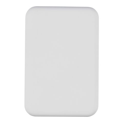 Recycelte ABS-Powerbank mit kabellosem Ladegerät Miren Schwarz | ohne Werbeanbringung