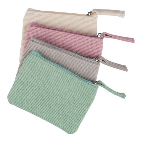 Schlüsseletui aus Cord Suren Grau | ohne Werbeanbringung | Nicht verfügbar | Nicht verfügbar