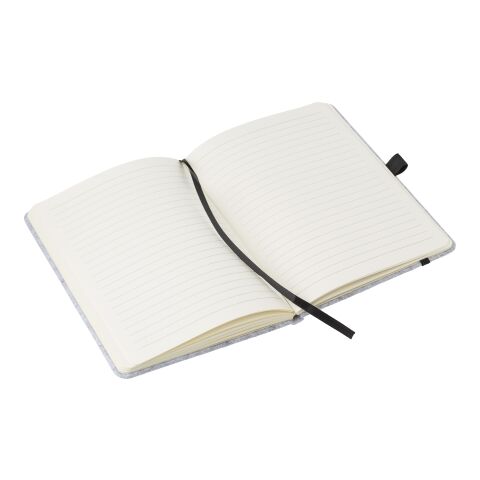 rPET Filz Notizbuch Harper dunkelgrau | ohne Werbeanbringung | Nicht verfügbar | Nicht verfügbar