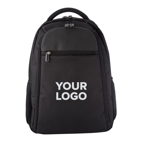 Laptop Rucksack 'Mondrian' aus Polyester Schwarz
