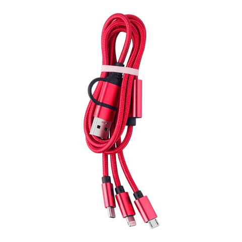 Nylon-Ladekabel Leif Rot