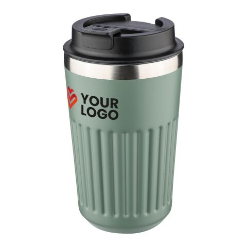 Reisebecher aus recyceltem Edelstahl (400 ml) Chiara Schwarz