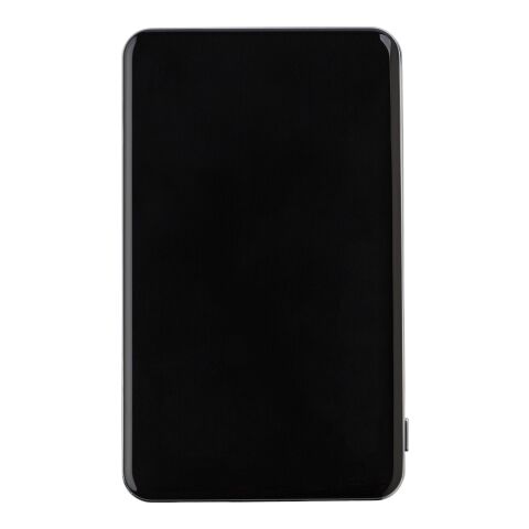 Powerbank &#039;Flatline&#039; aus ABS-Kunststoff Schwarz | ohne Werbeanbringung | Nicht verfügbar | Nicht verfügbar
