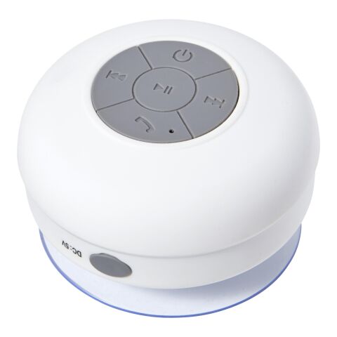 BT/Wireless-Lautsprecher 'Shower' aus Kunststoff limone | ohne Werbeanbringung | Nicht verfügbar | Nicht verfügbar