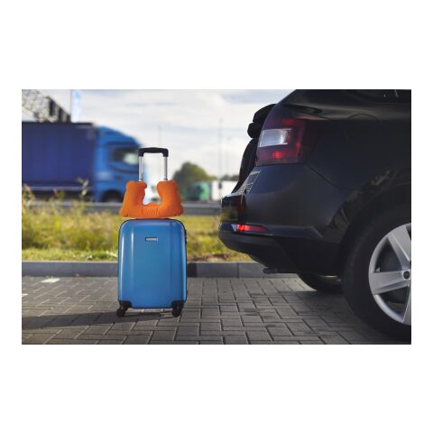 Aufblasbare Nackenstütze &#039;Trip&#039; inklusive Hülle aus PVC Orange | ohne Werbeanbringung | Nicht verfügbar | Nicht verfügbar