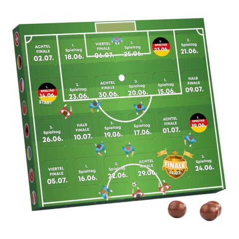 XS Adventskalender ohne Werbeanbringung | Knusperkugeln Vollmilch