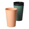 Becher "ToGo", 300 ml, elastoNature peach fuzz | ohne Werbeanbringung | Nicht verfügbar | Nicht verfügbar