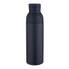 Illuminate 650 ml RCS-zertifizierte doppelwandige Trinkflasche aus recyceltem Edelstahl mit 3-teiligem Deckelset Standard | navy | ohne Werbeanbringung | Nicht verfügbar | Nicht verfügbar