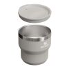 Stanley Stay Hot 295 ml Edelstahl isolierter, stapelbarer Camp Becher Standard | grau | ohne Werbeanbringung | Nicht verfügbar | Nicht verfügbar
