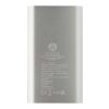 Juice 4000 mAh Typ-C kabellose Powerbank aus recyceltem Aluminium  silber