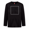 THC BUCHAREST KIDS. Langarmshirt Schwarz | ohne Werbeanbringung | Nicht verfügbar | Nicht verfügbar | Nicht verfügbar