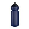 Bulb Flasche B1 500 ml Mittelblau | 1-farbiger Siebdruck | Ziehverschluss | Mittelblau