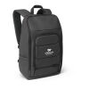 TOULON. Notebook-Rucksack aus hochdichtem 600D Polyester aus recyceltem mit einer wasserabweisenden Oberfläche 16" Schwarz | ohne Werbeanbringung | Nicht verfügbar | Nicht verfügbar | Nicht verfügbar