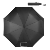 CIMONE. Faltbarer Regenschirm aus recyceltem Polyester (100% rPET) 190T Pongé mit automatischer Öffnung schwarz | ohne Werbeanbringung | Nicht verfügbar | Nicht verfügbar | Nicht verfügbar